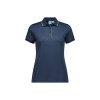 WOmens Focus Short Sleeve Polos Storm Blue Taupe